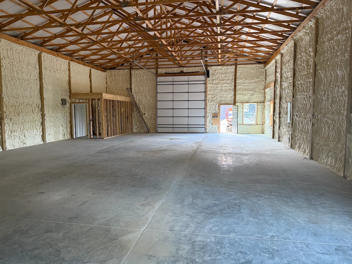 Spray foam insulation in Frankfort KY home